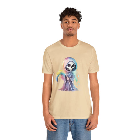 Cute Colorful Reaper - Short Sleeve Tee